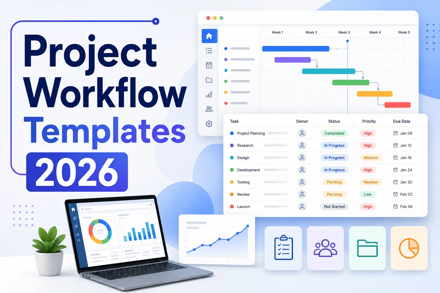 Best Project Management Templates for Planning & Documentation (2026)