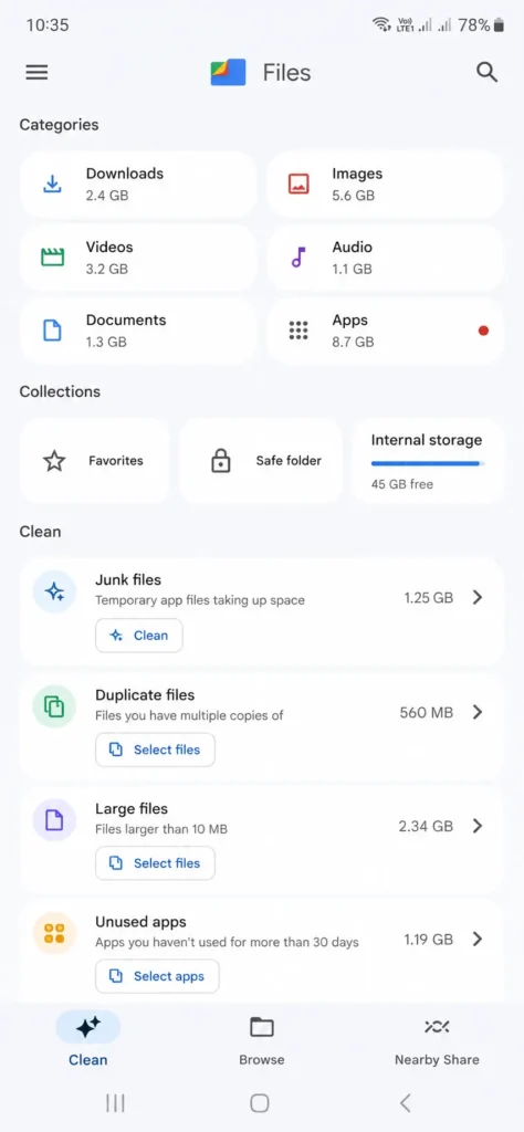 best apps to free up storage on Android